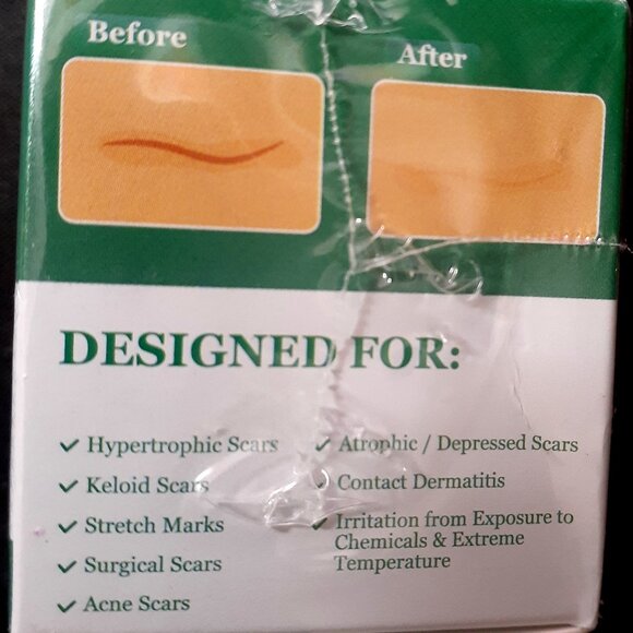 NEW IN BOX!! Silicone Scar Sheets 1.6" by 60” Roll Exp 2-28-2027 - Reduce Scars - Picture 3 of 7